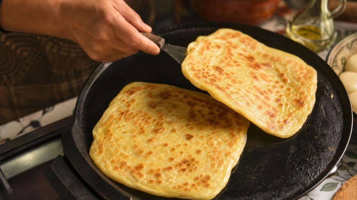 cuisson msemen poêle